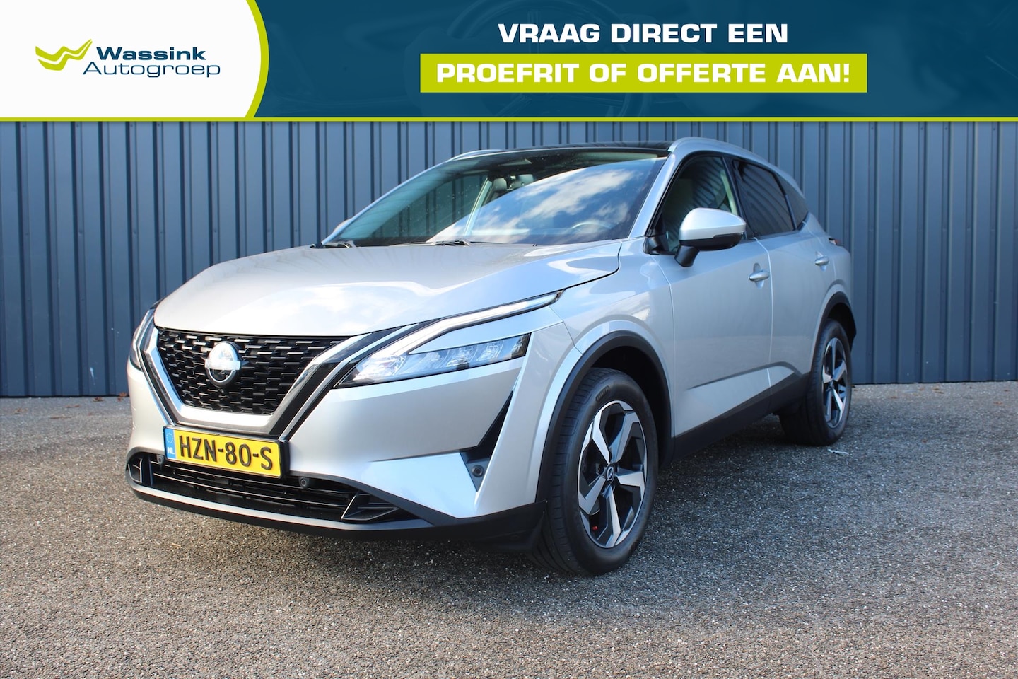 Nissan Qashqai - 1.3 Mild-Hybrid 140pk N-Connecta I Carplay I Navigatie I Camera I Adaptive Cruise | Panora - AutoWereld.nl