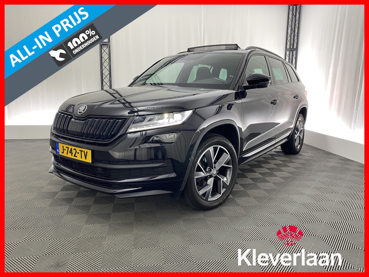 Skoda Kodiaq - 1.5 TSI Sportline ACT 150 pk | Pano dak | Apple carplay | 19 inch | Virtual cockpit - AutoWereld.nl