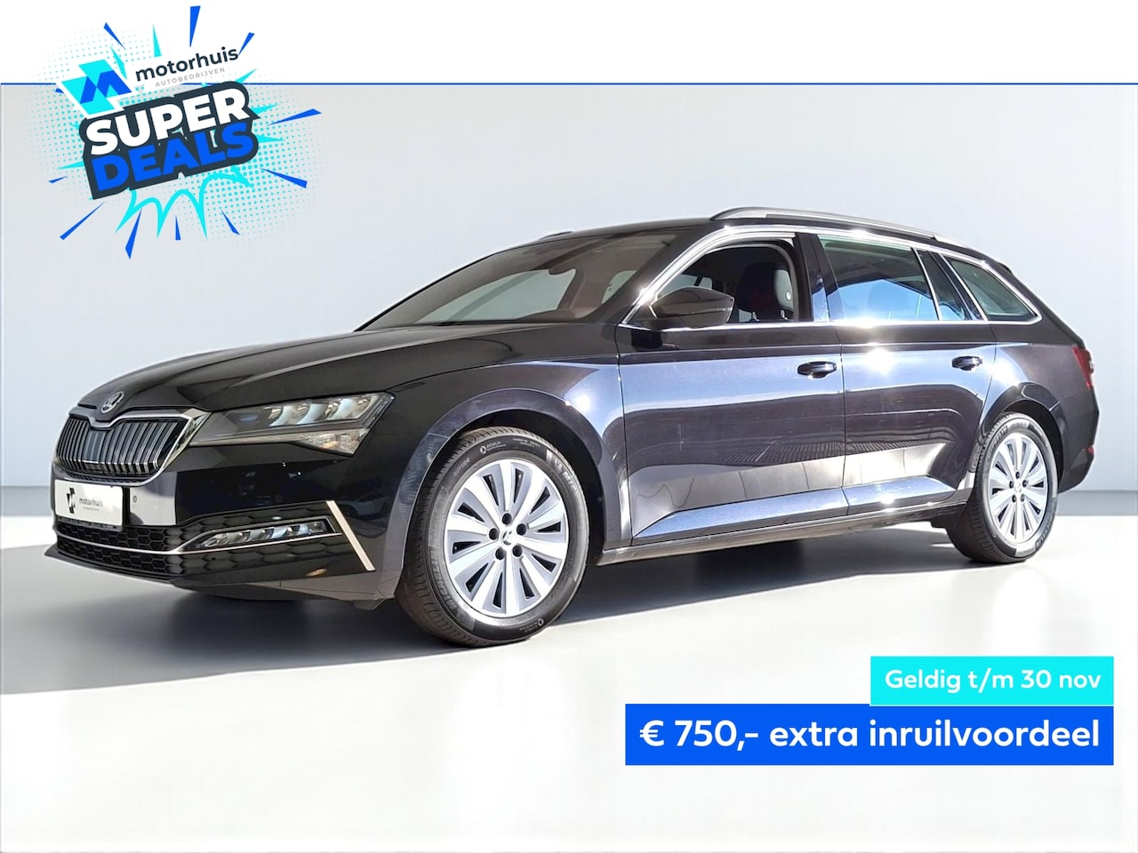 Skoda Superb Combi - 1.4 TSI PHEV 217pk DSG-6 Business Edition Plus NAVI STOELV VIRTUAL - AutoWereld.nl