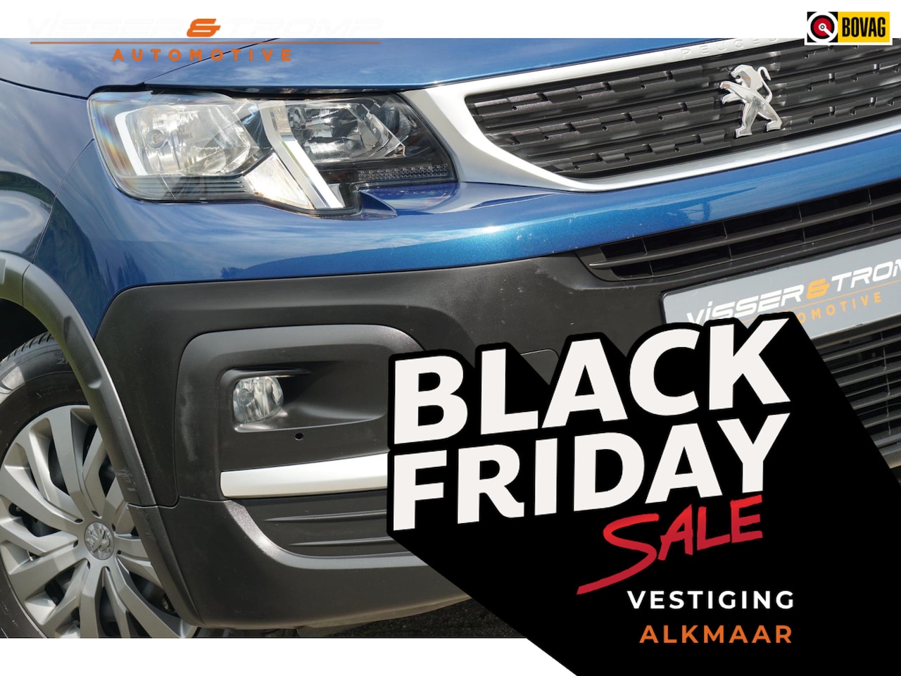 Peugeot Rifter - 1.2 Puretech 110pk Allure - Blue Nuit - Nav/Carplay/Cruise/Clima - AutoWereld.nl