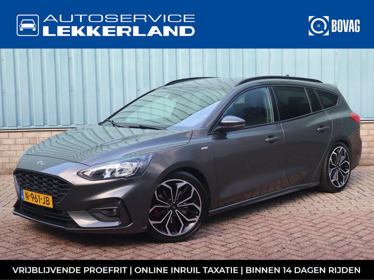 Ford Focus Wagon - 1.0 Hybrid ST Line X | NAVI | B&O | ELEK. ACHTERKLEP | CLIMA | - AutoWereld.nl
