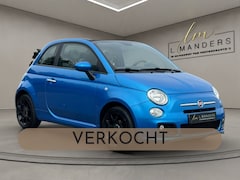 Fiat 500 C - 1.2 Sport 2014 BLAUW | Cabrio | Leder | Airco