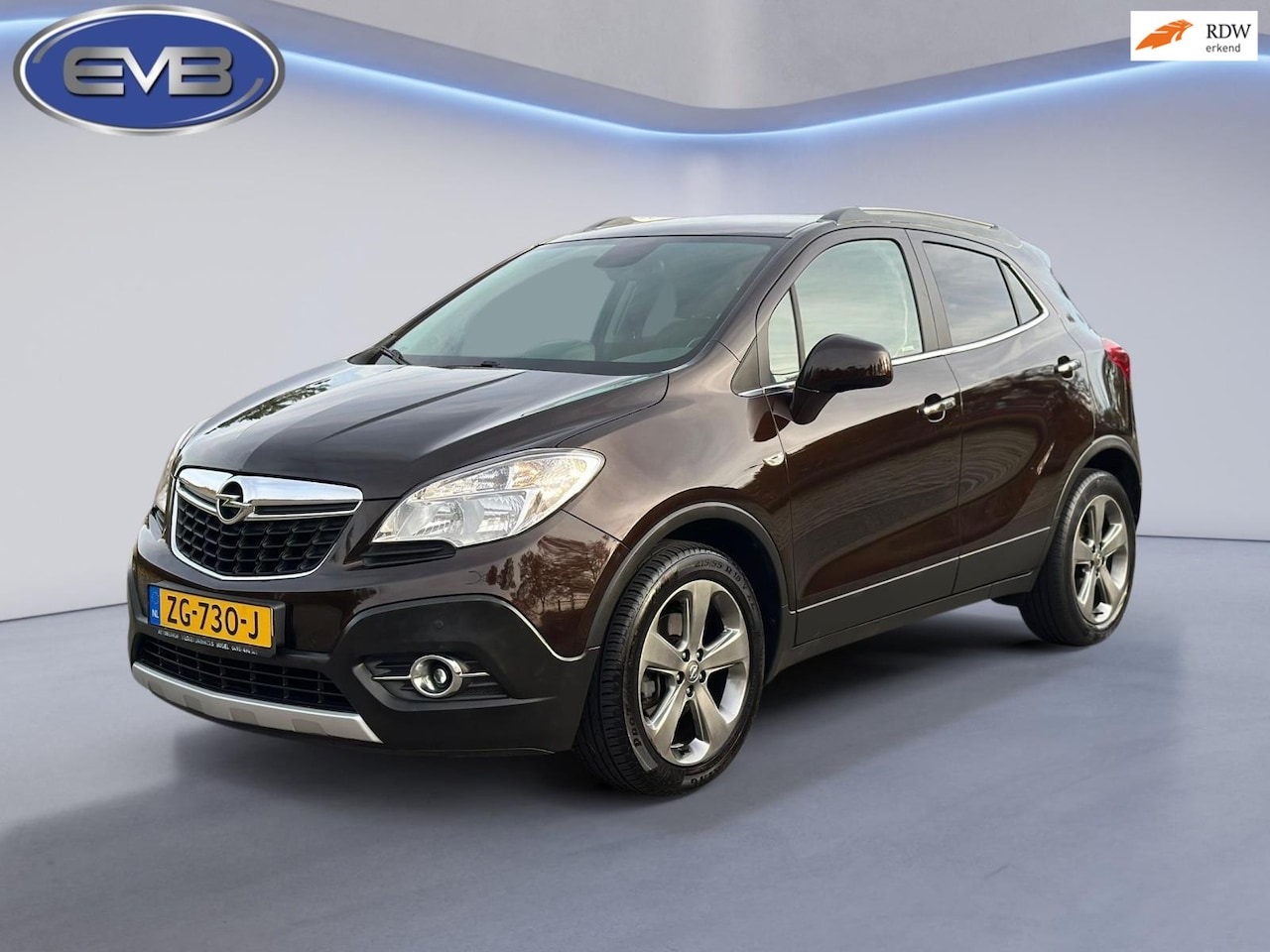 Opel Mokka - 1.6 Cosmo 1.6 Cosmo, lederen sportinterieur , stoelverwarming, trekhaak, parkeersensoren voor en ach - AutoWereld.nl