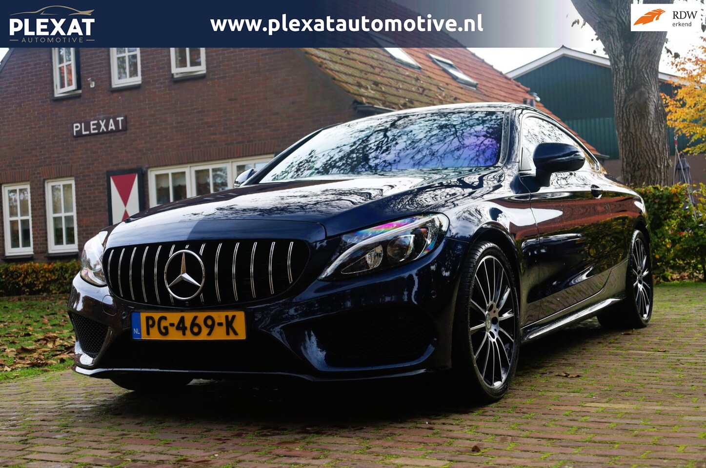 Mercedes-Benz C-klasse Coupé - 180 Prestige Aut. | 63s AMG Uitgevoerd | Burmester | Panorama | Navigatie | Full Led | Spo - AutoWereld.nl