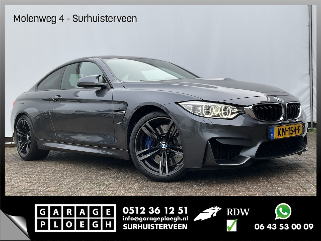 BMW 4-serie Coupé - M4 432PK HUD 360°Cam Voll.Onderhouden Topstaat MINERALGRAU METALLIC (B39) - AutoWereld.nl