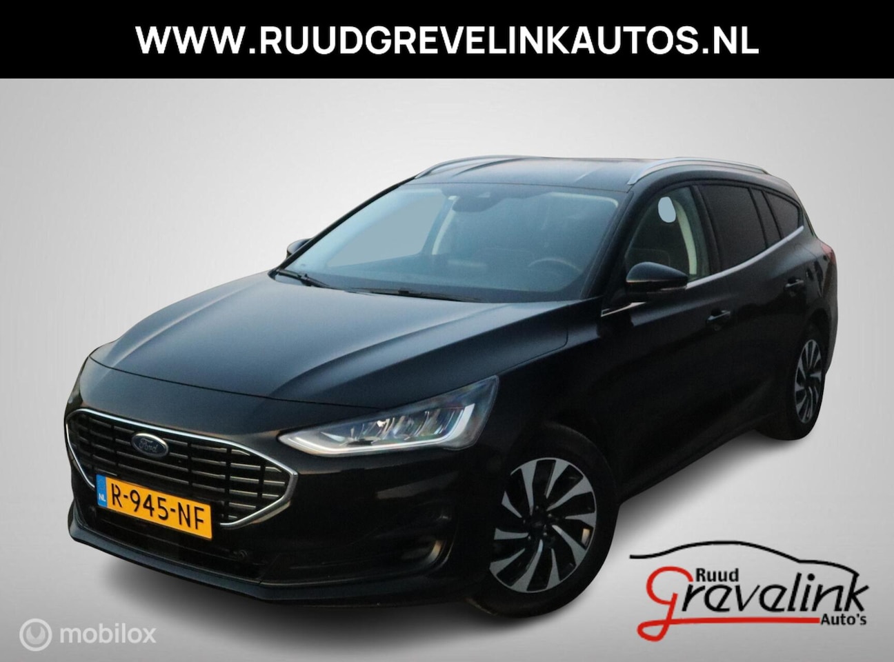 Ford Focus Wagon - EcoBoost Hybrid 125 PK H6 (FACELIFT MODEL) Titanium Style Navigatie Chroom DonkerGlas - AutoWereld.nl