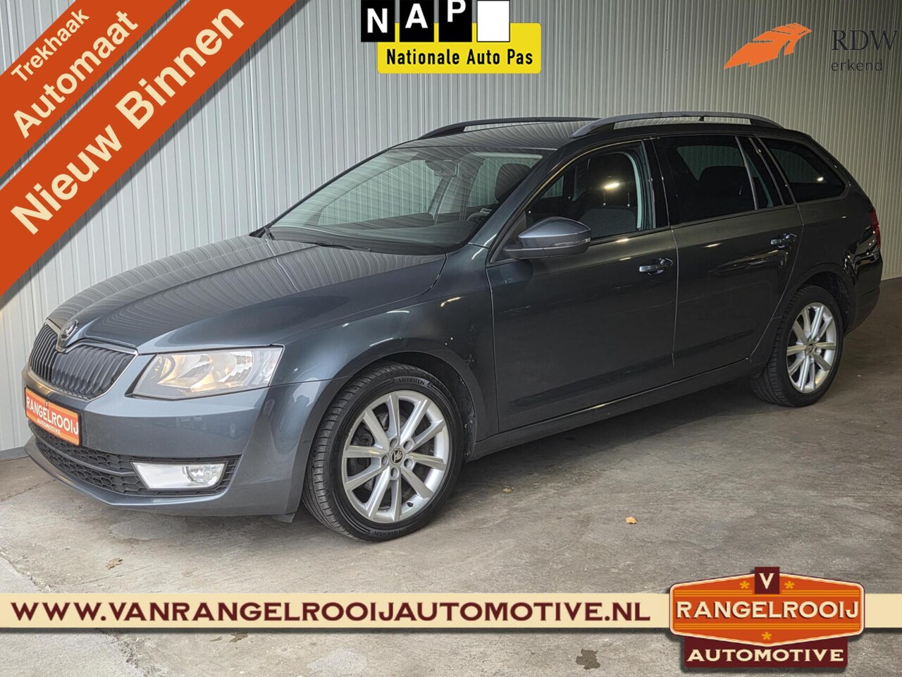 Skoda Octavia Combi - 2.0 TDI Style Business DSG, trekh., stoelverw., clima, cruise - AutoWereld.nl
