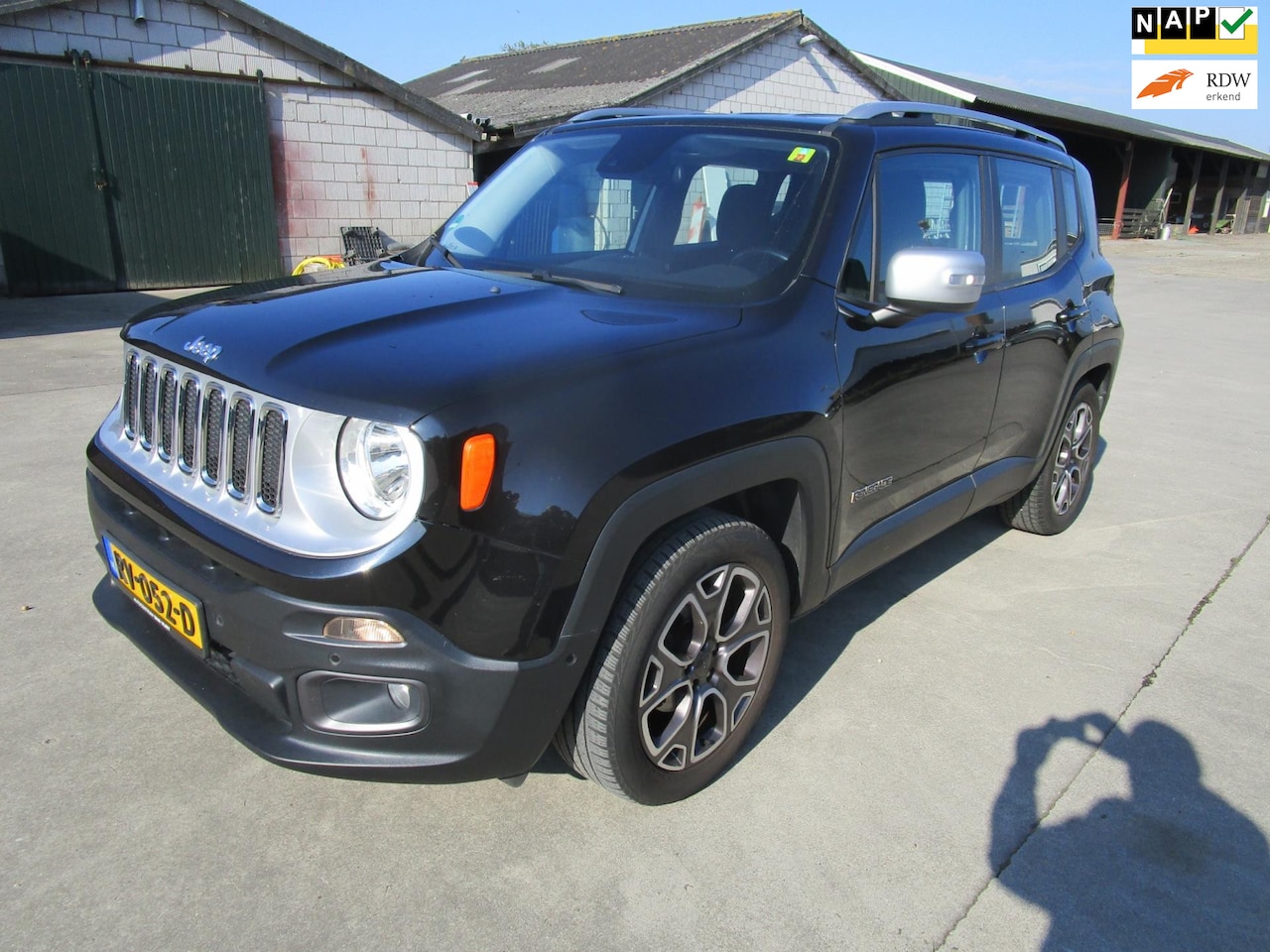 Jeep Renegade - 1.4 MultiAir Limited TURBO nieuwstaat apk 6-26 - AutoWereld.nl