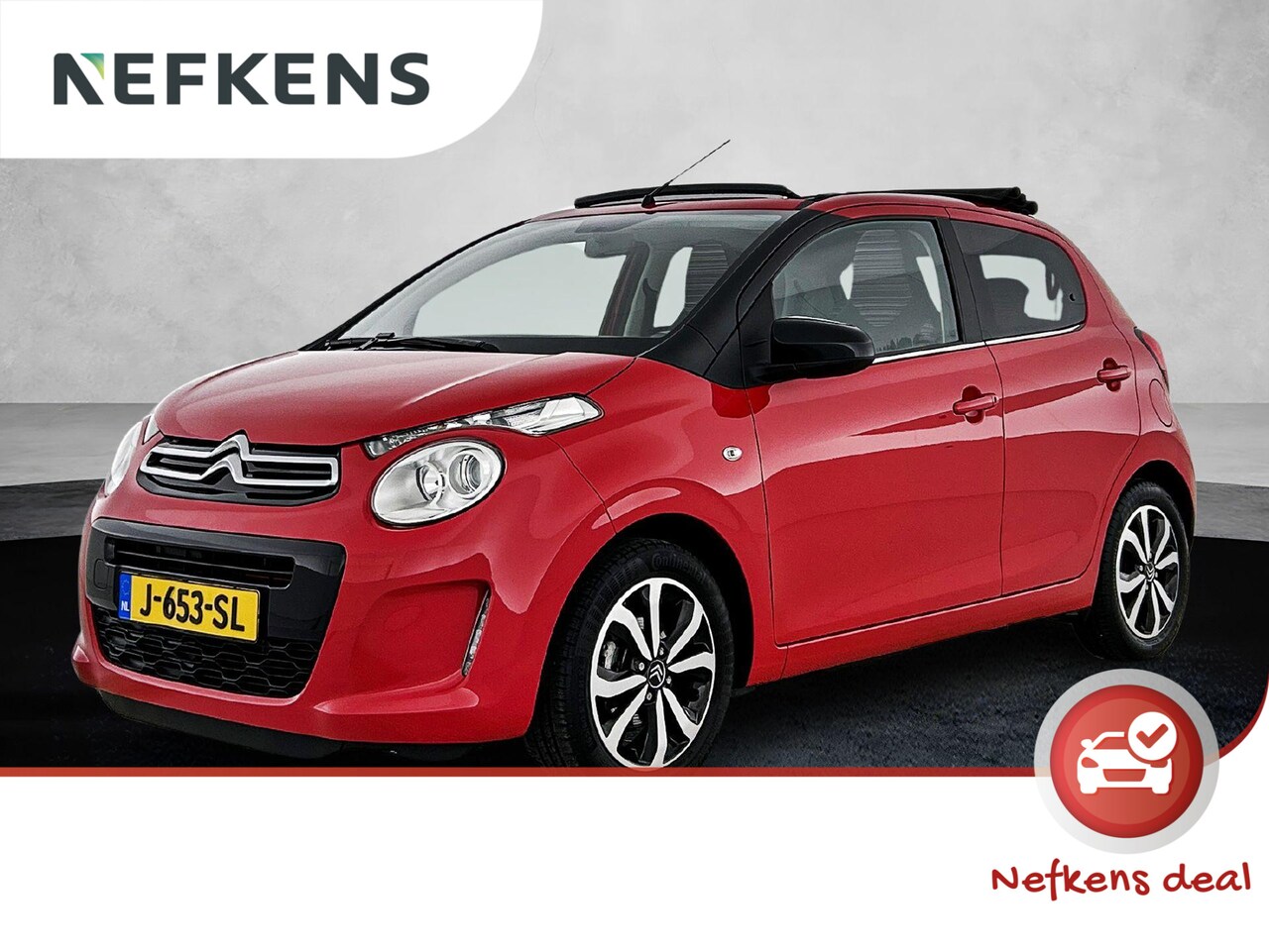 Citroën C1 - 1.0 Airscape Shine 72pk | 1ste eigenaar | Climate Control | Achteruiterijcamera | Vouwdak! - AutoWereld.nl