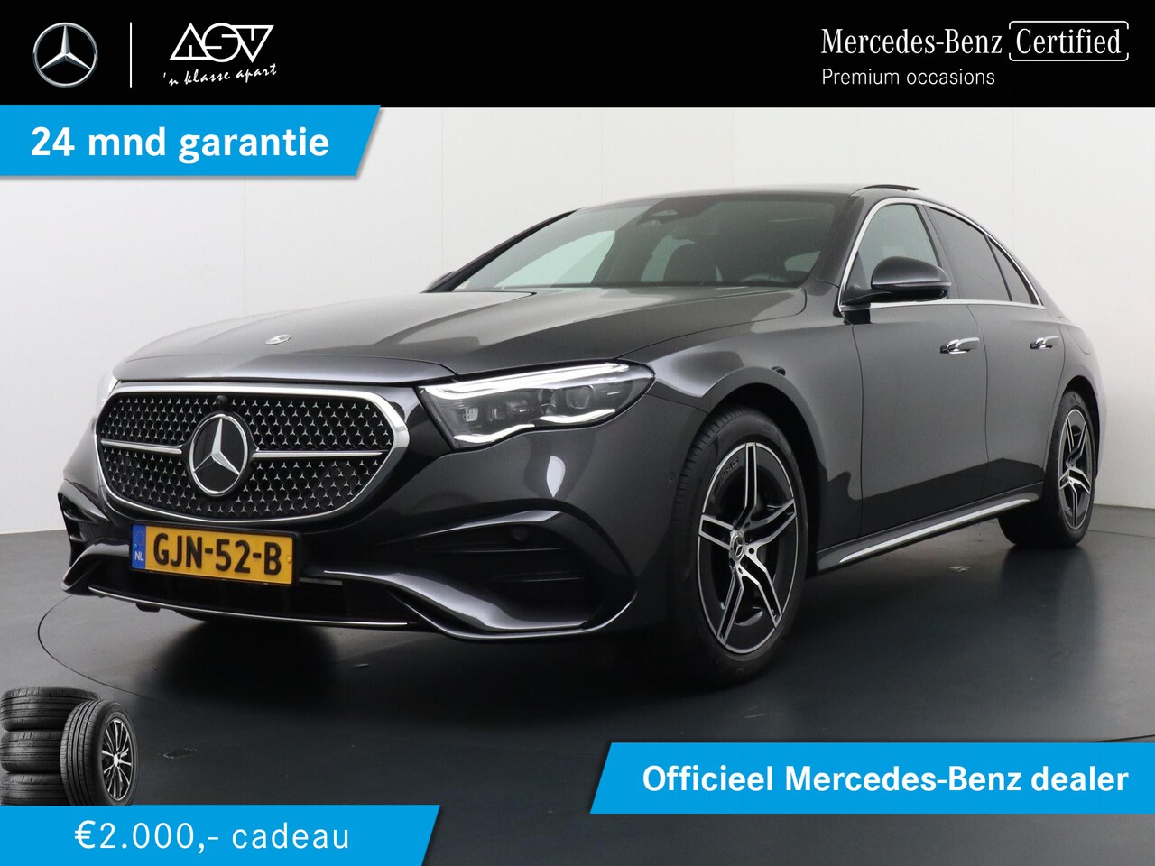 Mercedes-Benz E-klasse - 300 e AMG Line Hyperscreen, Leder pakket, Stoelventilatie, panoramadak - AutoWereld.nl
