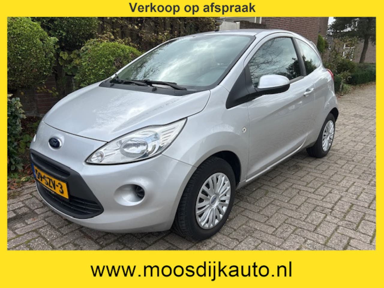 Ford Ka - 1.2 Cool & Sound start/stop Airco/ Orig NL auto/ met NAP/ Nw-APK/ Voor bezichtiging bel 06 - AutoWereld.nl