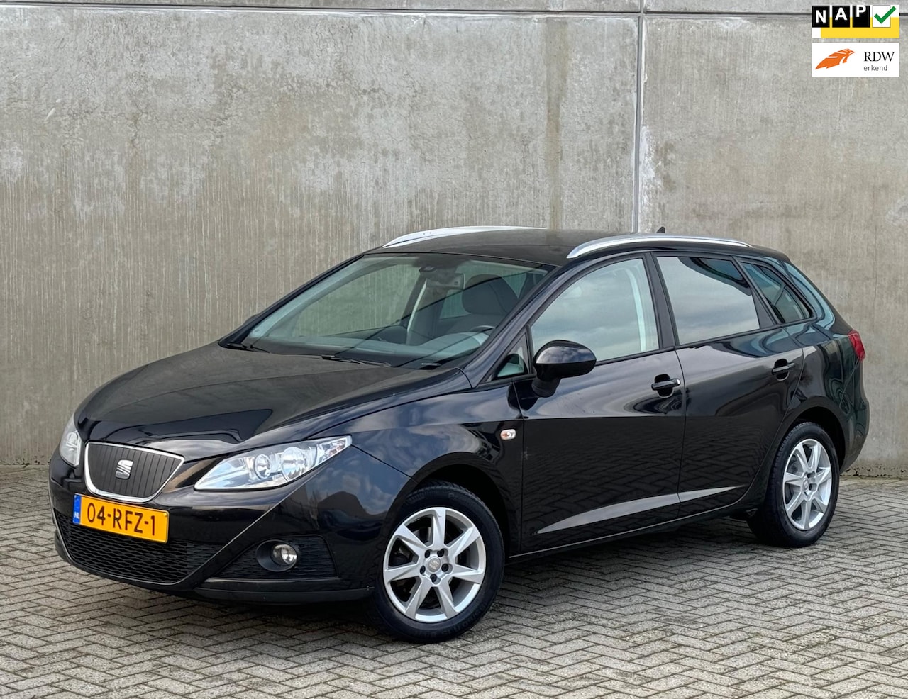 SEAT Ibiza ST - 1.2 TDI 55KW 2011 Zwart CLIMA|PDC|TREKHK|NAP - AutoWereld.nl