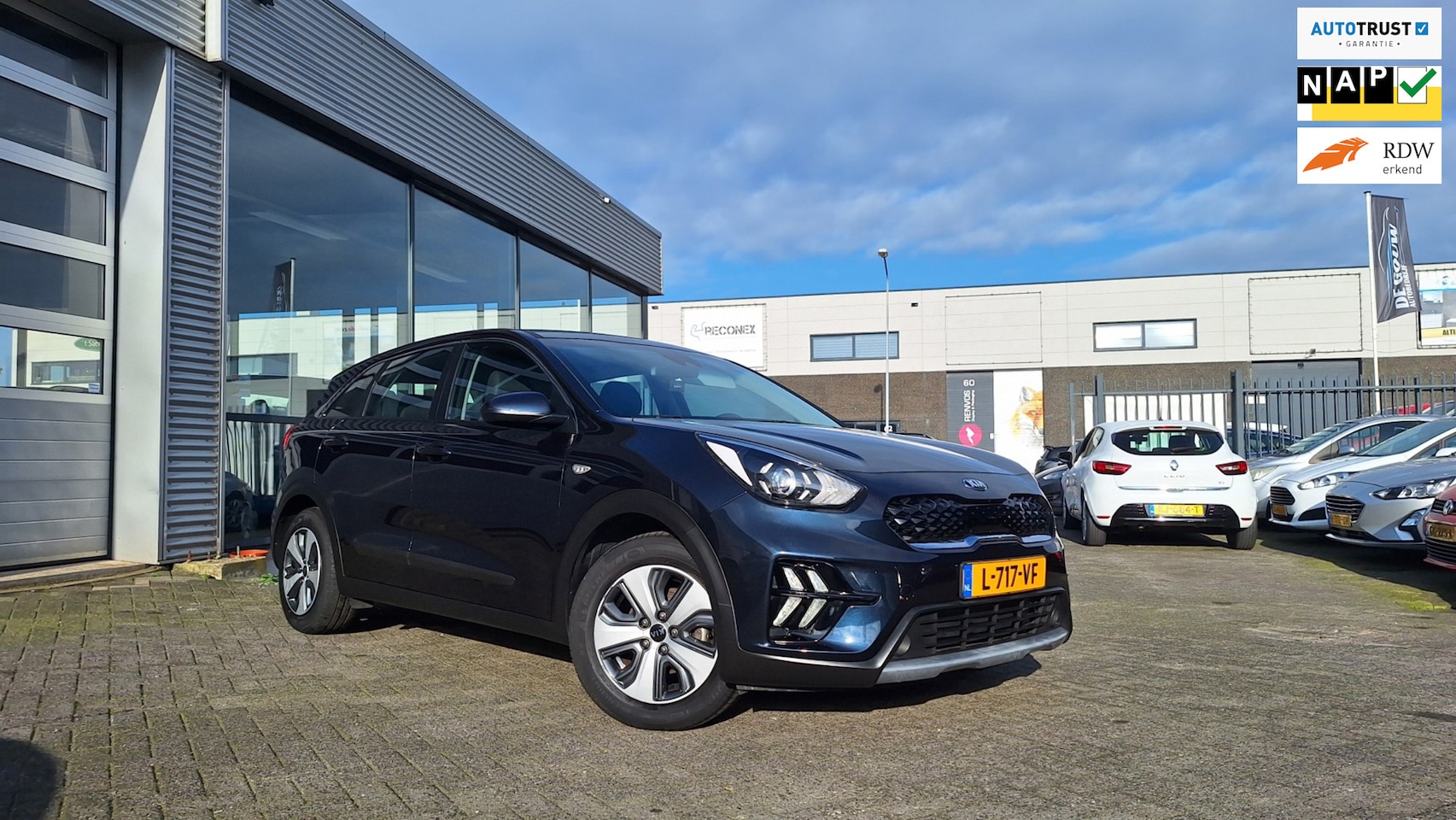 Kia Niro - 1.6 GDi Hybrid ComfortLine/Navigatie Appelcarplay/A Rijcamera/Ecc/Cruise/NL Auto/38000Dkm! - AutoWereld.nl