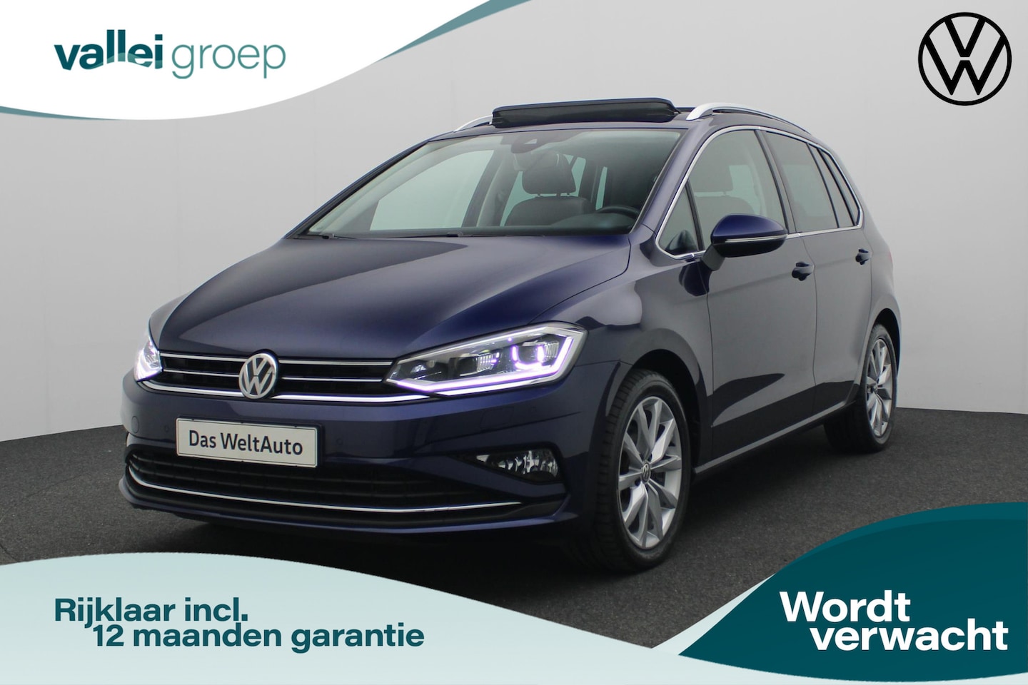 Volkswagen Golf Sportsvan - 1.5 TSI 150 pk DSG ACT Highline | Panoramadak | Stuur-/stoelverwarming | Achteruitrijcamer - AutoWereld.nl