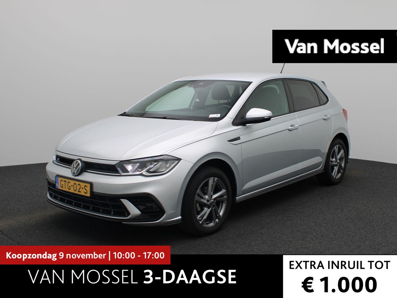 Volkswagen Polo - 1.0 TSI R-Line 16 inch velgen | Automaat | Apple carplay/android auto | Adaptive cruise co - AutoWereld.nl