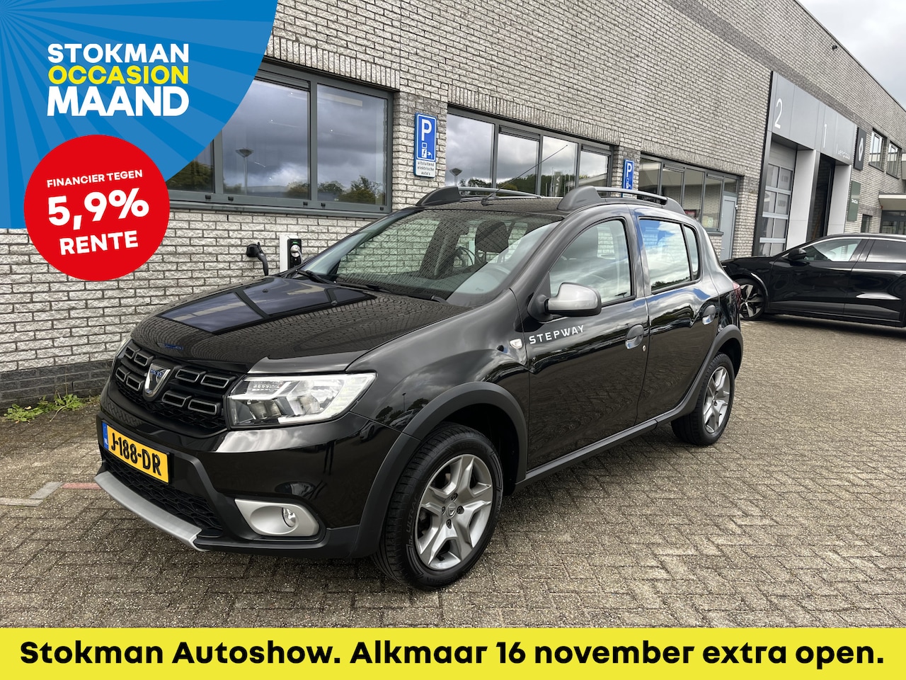 Dacia Sandero Stepway - 0.9 TCe Tech Road | airco | navigatie | trekhaak | incl. Bovag rijklaarpakket met 12 maand - AutoWereld.nl