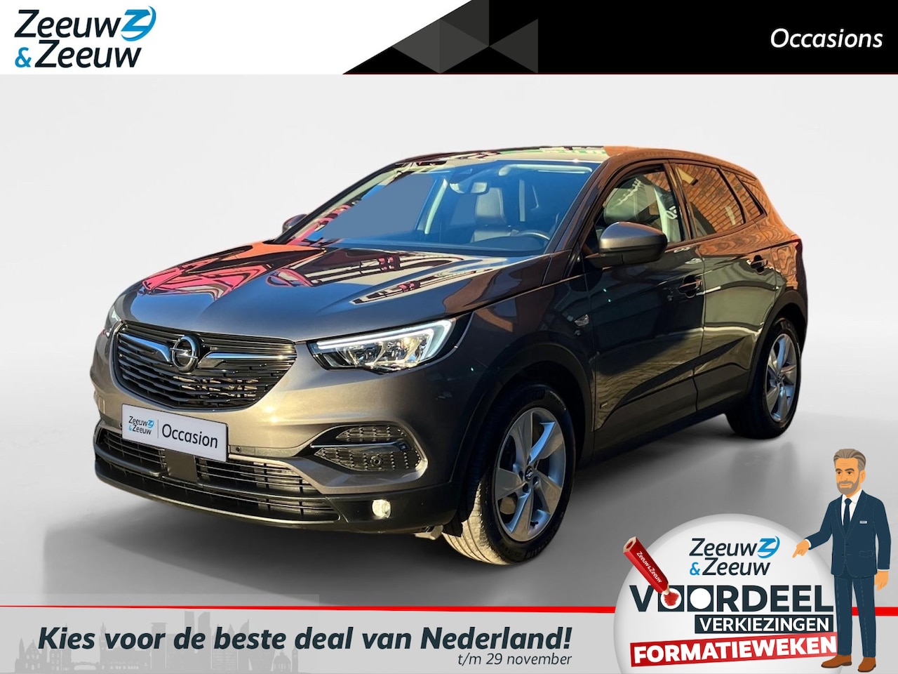 Opel Grandland X - 1.6 Turbo Plug-In Hybrid Business Edition | Trekhaak Afneembare Kogel + 13-Polige Stekker - AutoWereld.nl