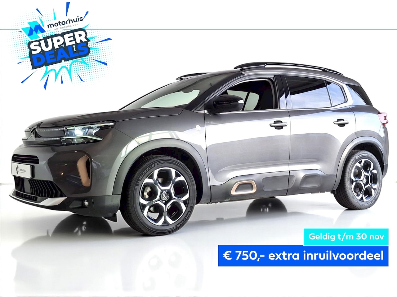 Citroën C5 Aircross - 1.2 PureTech 130pk C-Series AUTOMAAT NAVI CAMERA LMV - AutoWereld.nl