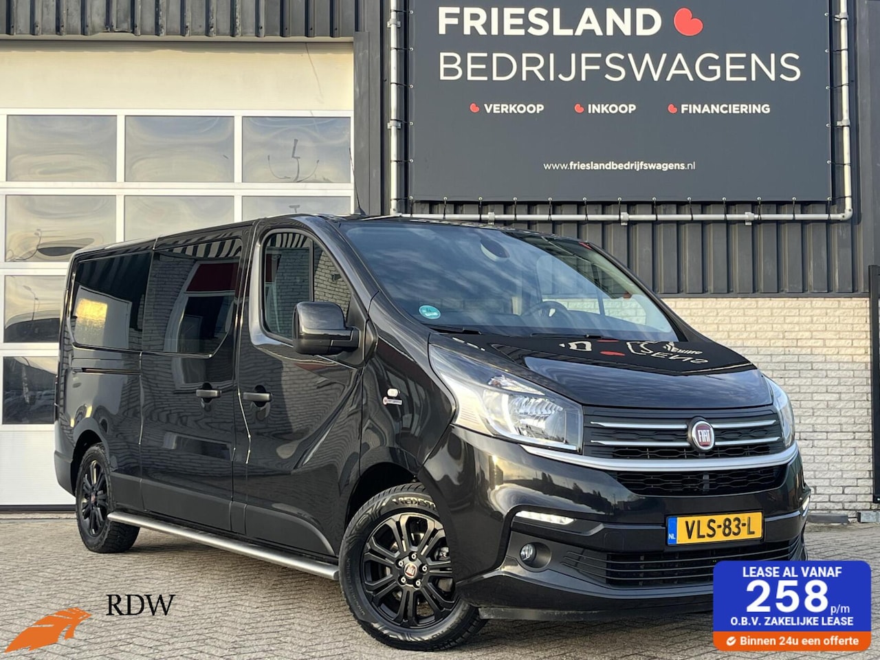 Fiat Talento - 2.0 146pk L2H1 SX Dubbele Cabine Trekhaak/Leer/Camera/Carplay/Navi/17" - AutoWereld.nl