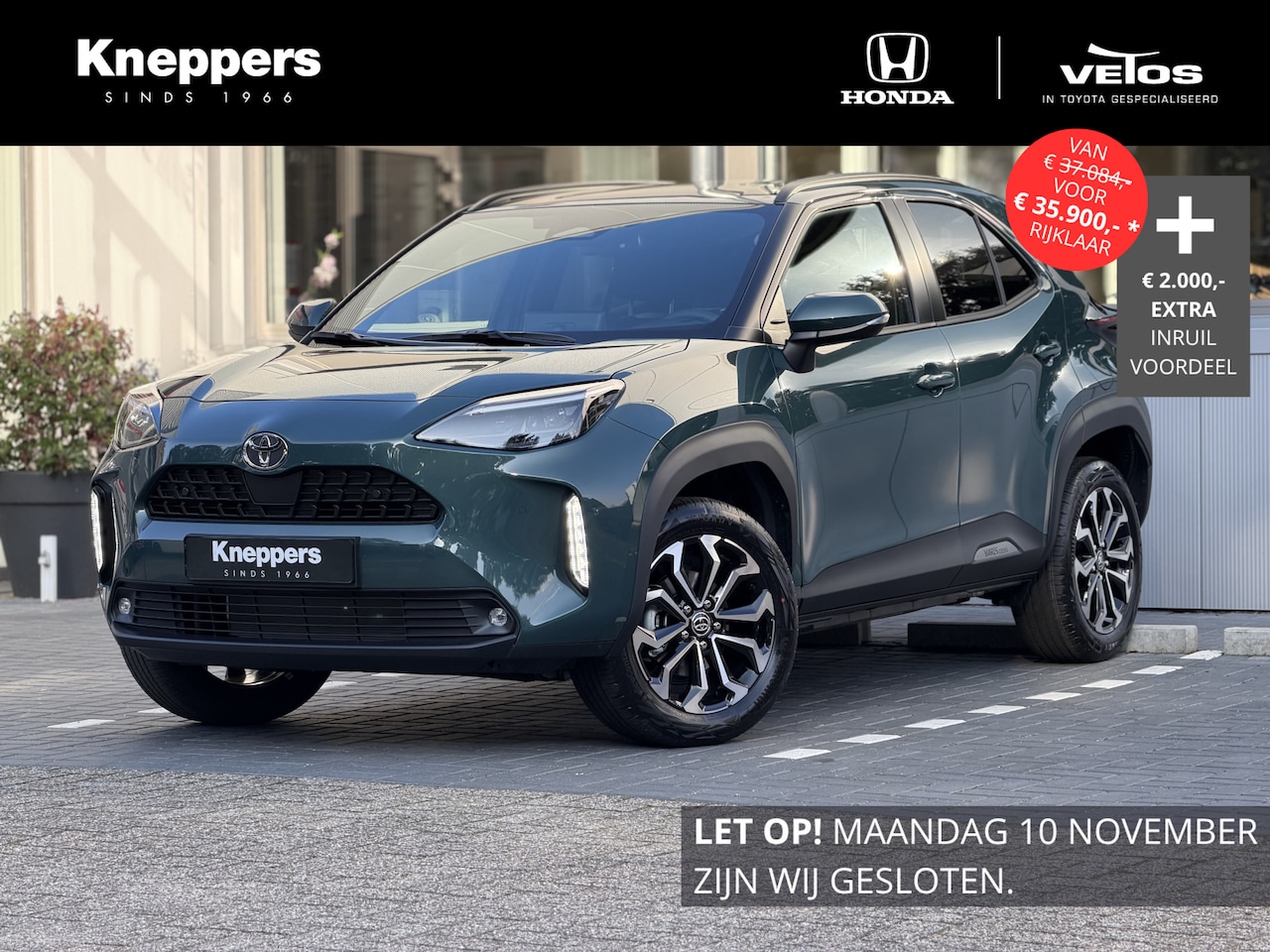 Toyota Yaris Cross - 1.5 Hybrid 130 Style Parkeersensoren V+A, Dodehoekdetectie, Navigatie , All-in Rijklaarpri - AutoWereld.nl
