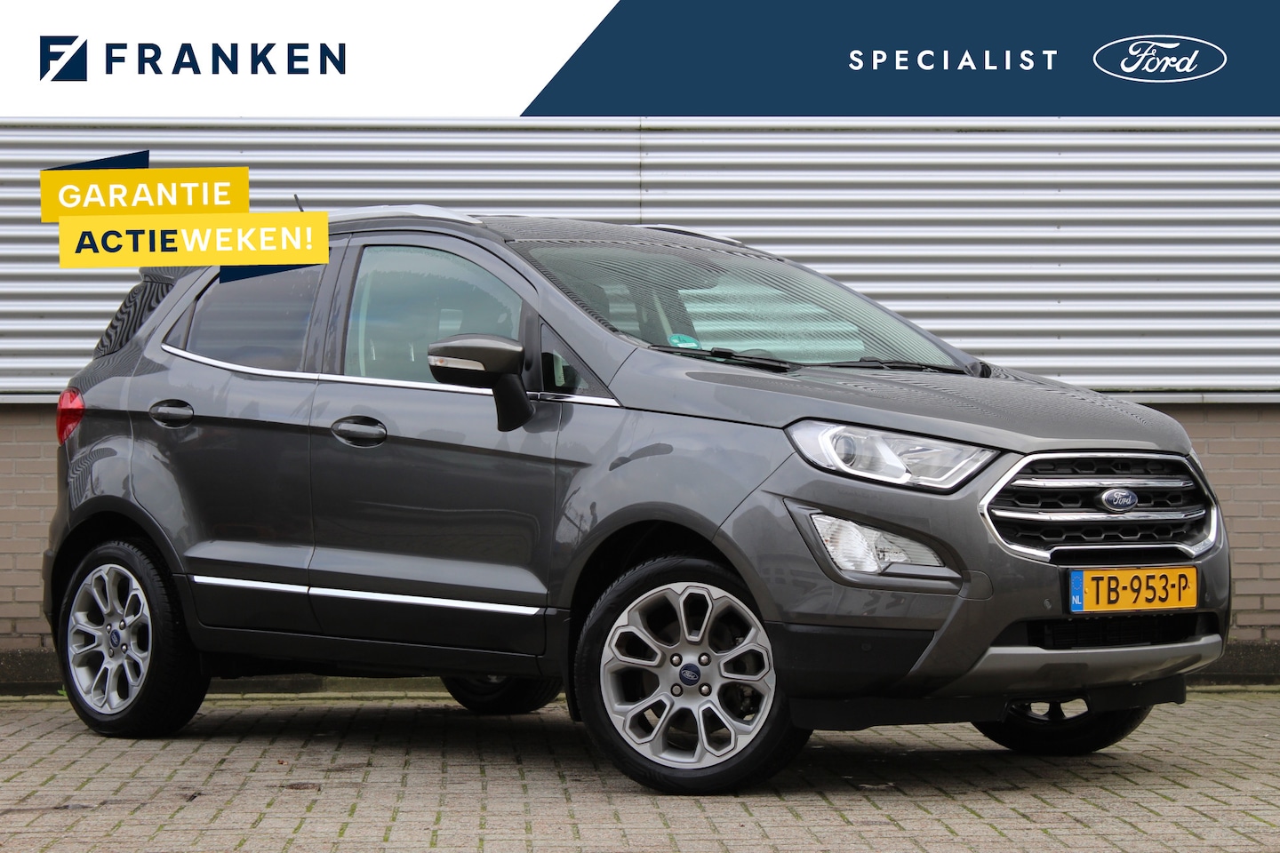Ford EcoSport - 1.0 EcoBoost 125PK Titanium | Automaat | Trekhaak | BLIS | Winterpack | Navigatie - AutoWereld.nl