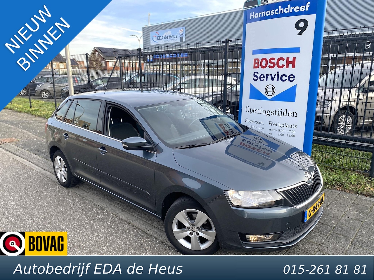 Skoda Rapid Spaceback - 1.0 TSI Greentech Clever met o.a. stoelverwarming, clima, cruise, navi, elektr. rmn, etc. - AutoWereld.nl