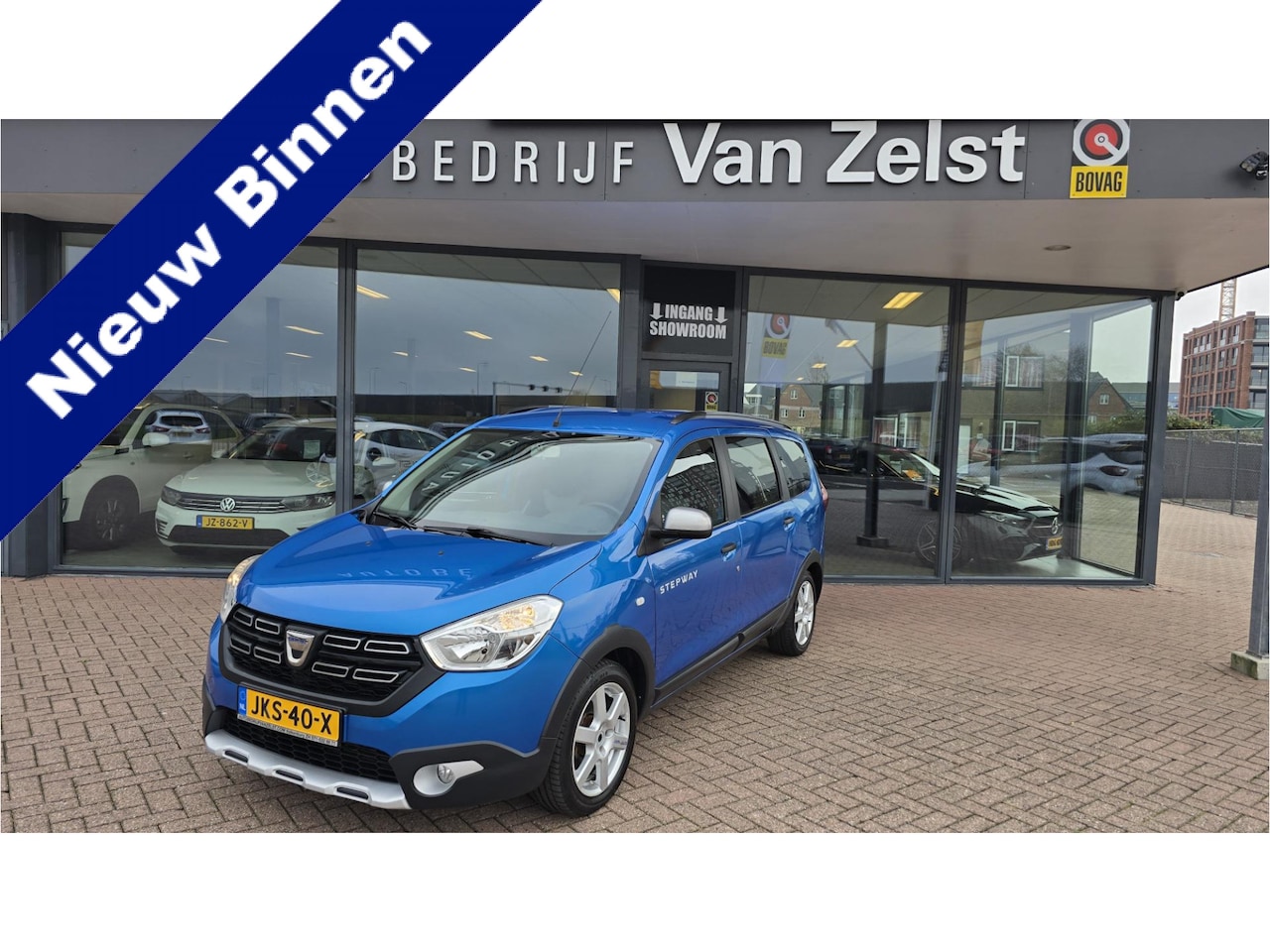 Dacia Lodgy - 1.2 TCe Stepway 7p. Airco, Voorstoelen verwarmd, Multimediasysteem, Navigatie, , Cruise co - AutoWereld.nl