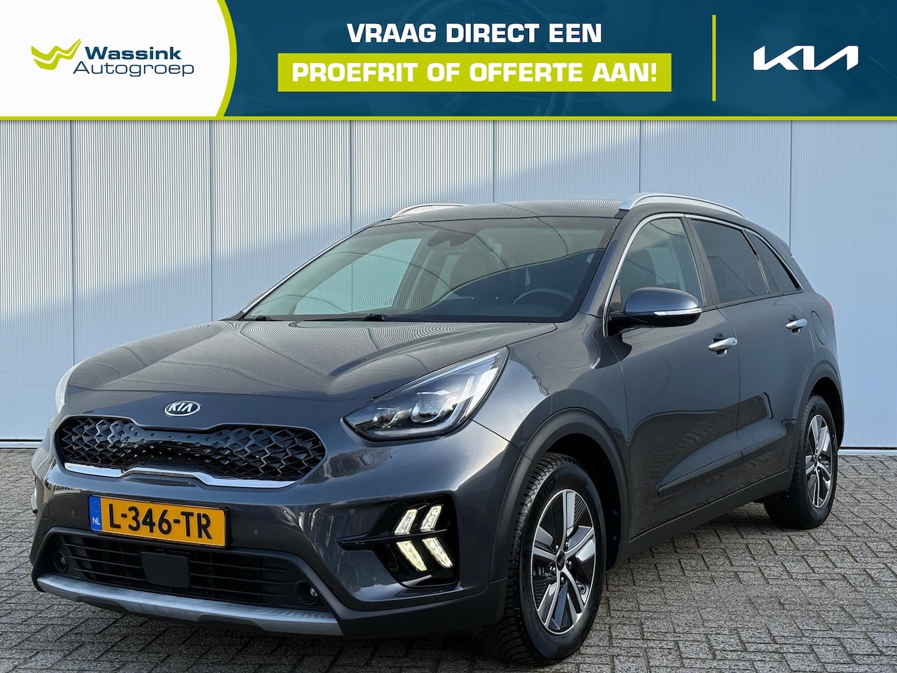 Kia Niro - 1.6 GDi Hybrid 141pk DCT6 DynamicPlusLine | Adaptive Cruise | Camera | Navigatie | Carplay - AutoWereld.nl