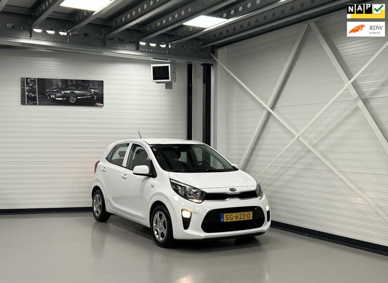 Kia Picanto - 1.0 CVVT EconomyPlusLine Parkeersensoren|Bluetooth|Elektrisch-pakket|Airco - AutoWereld.nl