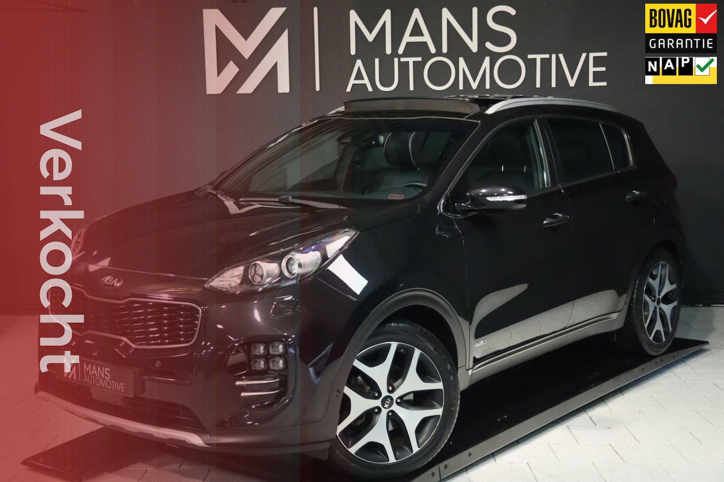 Kia Sportage - 1.6 T-GDI 4WD GT-Line / PANODAK / KEYLESS / DODEHOEK / CAMERA / 19'' - AutoWereld.nl