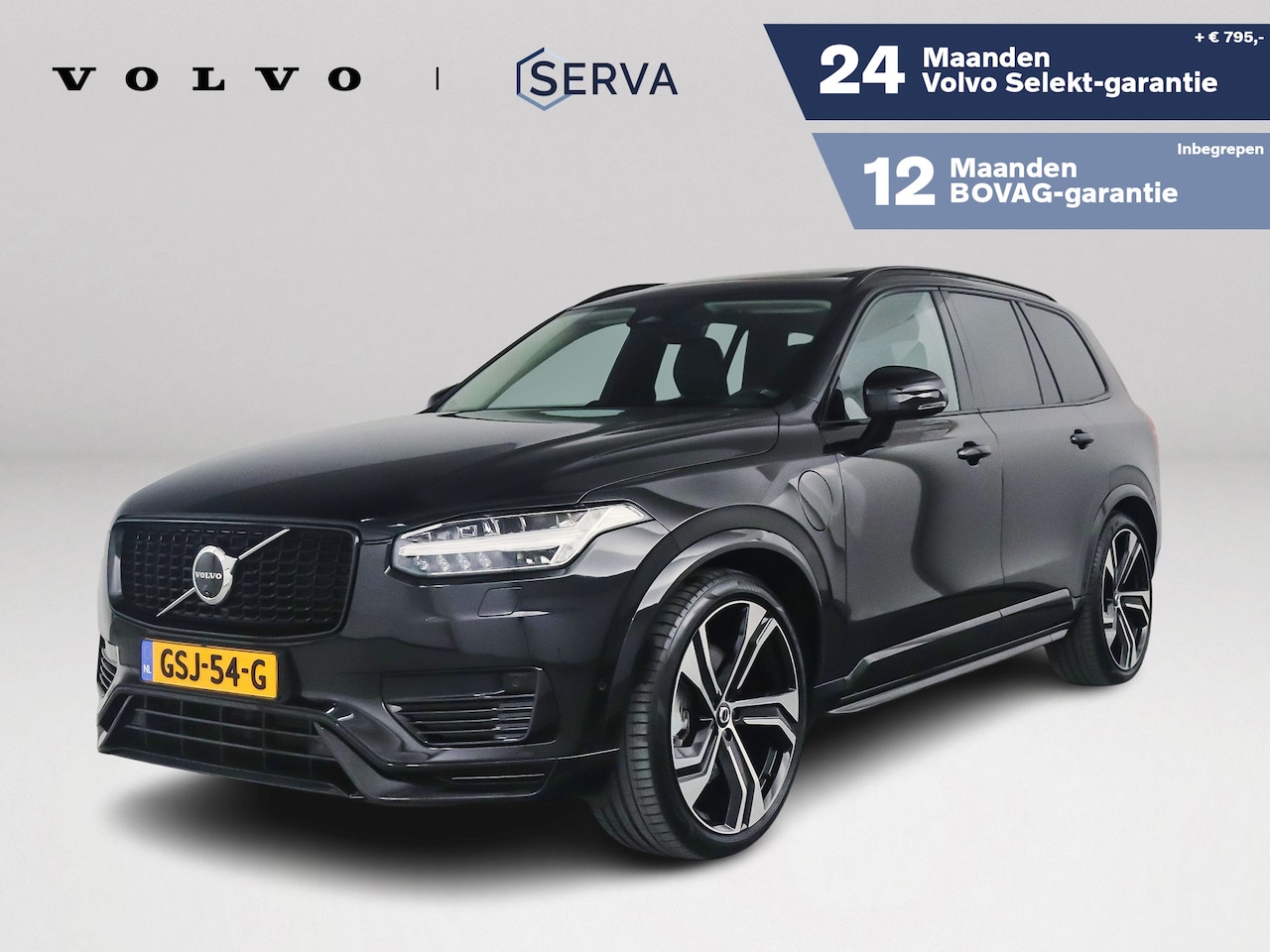 Volvo XC90 - T8 Plug-in hybrid AWD Ultra Dark | Panoramdak | 360° camera | Bowers & Wilkins | Luchtveri - AutoWereld.nl