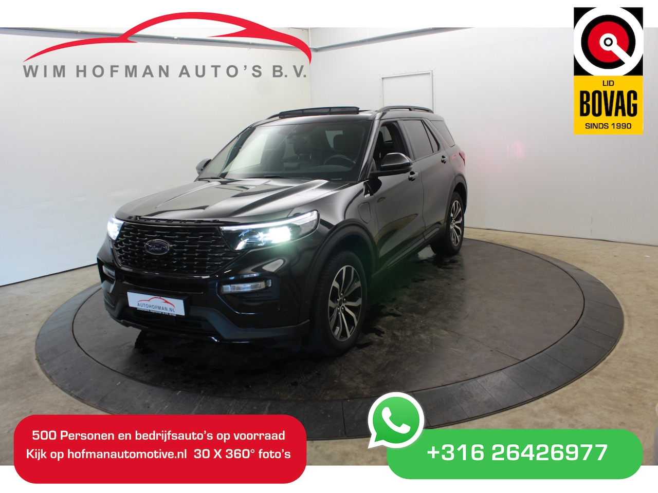 Ford Explorer - 3.0 V6 EcoBoost PHEV ST-Line 7 Per. Pano 360° Cam Trekh B&O El-Stoelen + Aklep - AutoWereld.nl