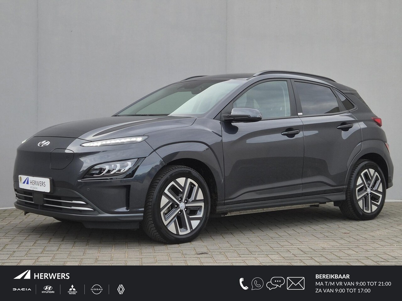 Hyundai Kona Electric - EV Comfort Smart 64 kWh Automaat / Accu SOH 100% / Fabrieksgarantie tot 09-2026 / Dealer o - AutoWereld.nl