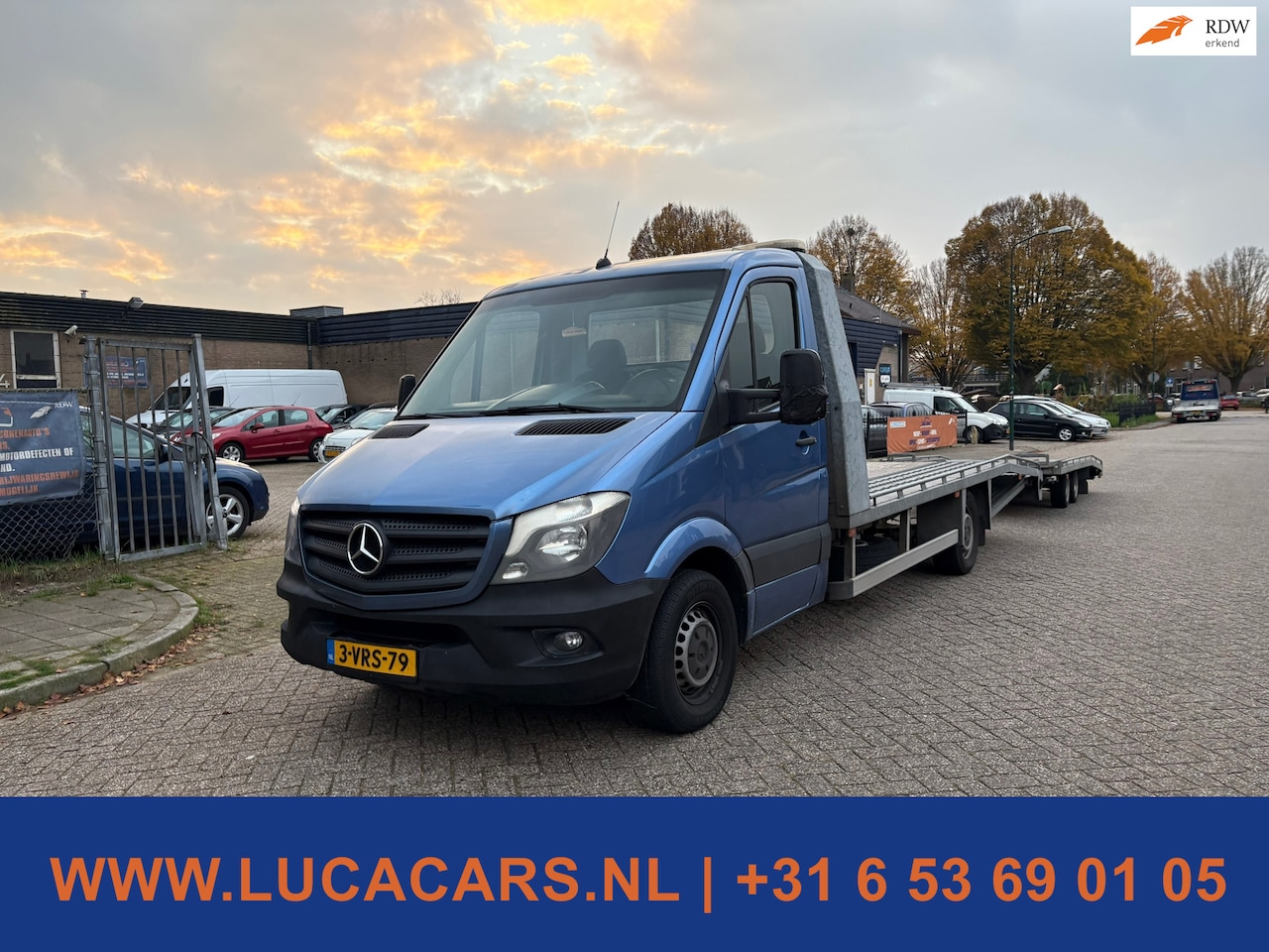 Mercedes-Benz Sprinter - 313 2.2 CDI 432 OPRIJWAGEN AUTOTRANSPORTER + AUTOAMBULANCE - AutoWereld.nl