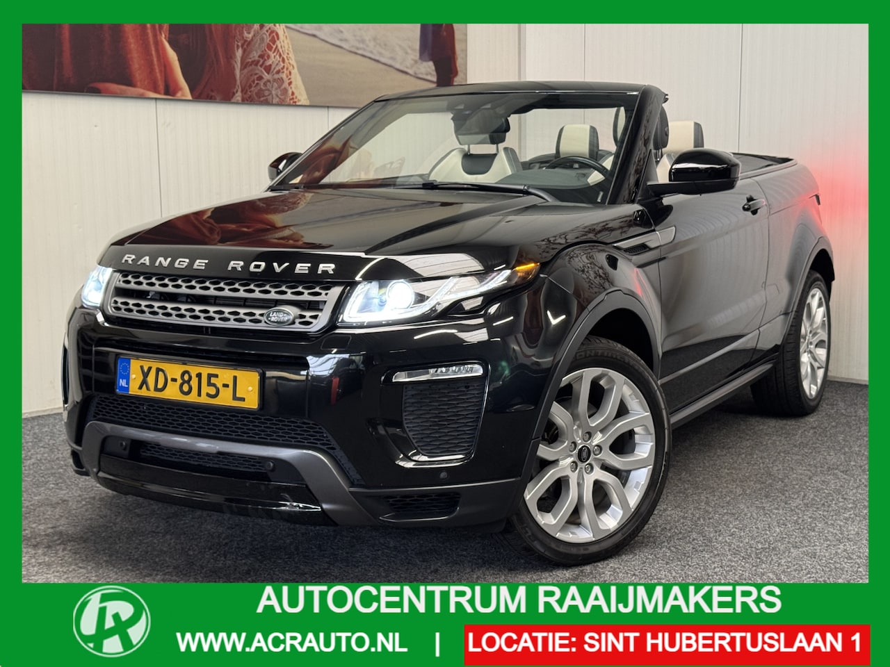 Land Rover Range Rover Evoque - CONVERTIBLE AUTOMAAT 2.0 Si4 HSE 240PK DYNAMIC AUTOMAAT NAVIGATIE CRUISE CONTROL CLIMATE C - AutoWereld.nl