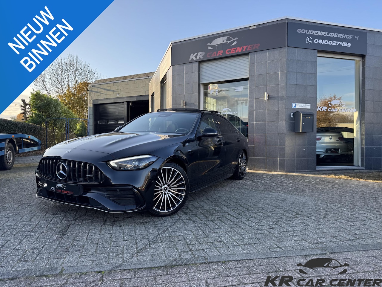 Mercedes-Benz C-klasse - 200 AMG PANO-CARBON-TREKHAAK - AutoWereld.nl