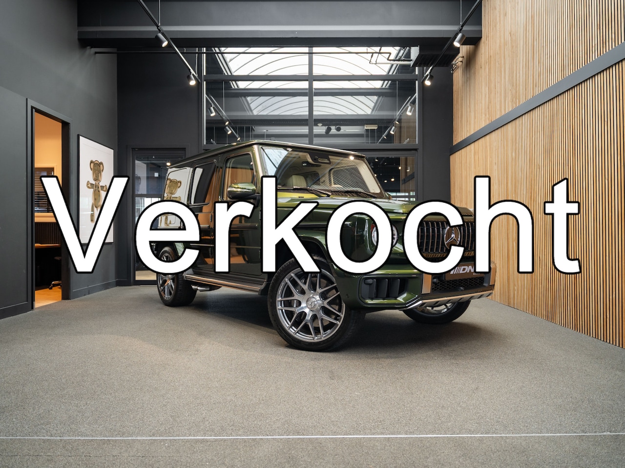 Mercedes-Benz G-klasse - G63 AMG Manufaktur Nappa Volleder AMG Burmester Surround Olive Green - AutoWereld.nl