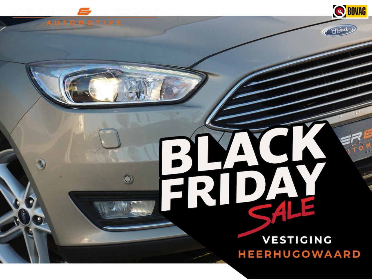 Ford Focus Wagon - 1.0 125PK Titanium - Tectonic Silver - Nav/Led/Clima - Keurig - AutoWereld.nl