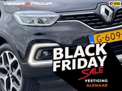 Renault Captur - 0.9 TCe Intens | Noir Etoile | 1ste eigenaar/CAM/LED/Trekhaak/360PDC/Halfleder/Dodehoek