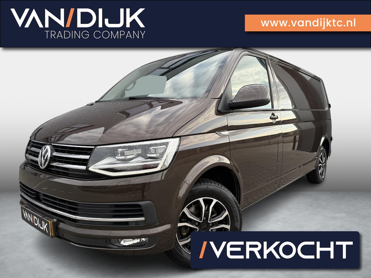 Volkswagen Transporter - 2.0 TDI 150PK L2H1 Highline ✓Euro 6 ✓Full LED ✓Navigatie ✓Apple Carplay & Android Auto ✓Pa - AutoWereld.nl