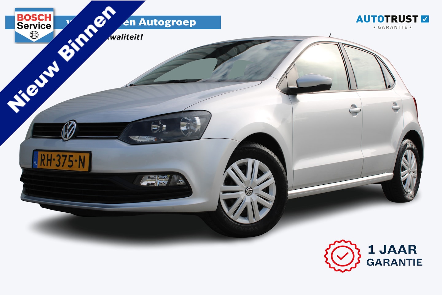 Volkswagen Polo - 1.0 Comfortline | Incl. 12 maanden garantie | Airco | Elektrische ramen en spiegels | Blue - AutoWereld.nl