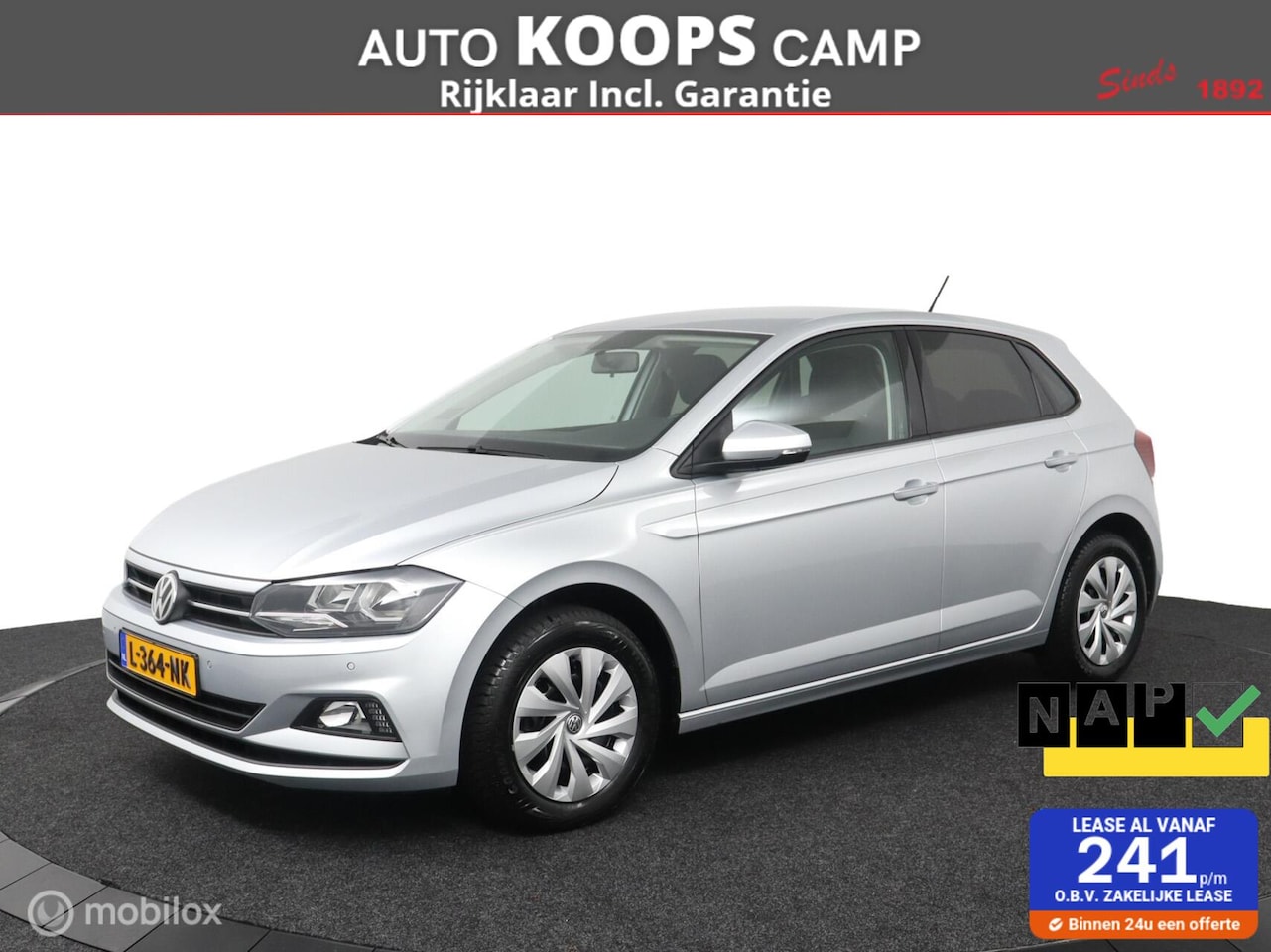 Volkswagen Polo - 1.0 TSI 95Pk Comfortline 5-Deurs | Airco | Adaptief cruise | Apple-carplay | NL Auto | DEA - AutoWereld.nl