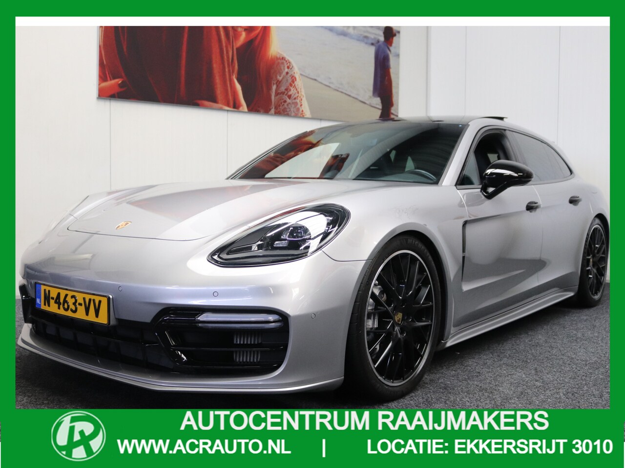 Porsche Panamera Sport Turismo - 2.9 4 E-Hybrid Black Pack SPORT  CHRONO LUCHTVERING BURMESTER LEDER NAVIGATIE LUCHTVERING - AutoWereld.nl