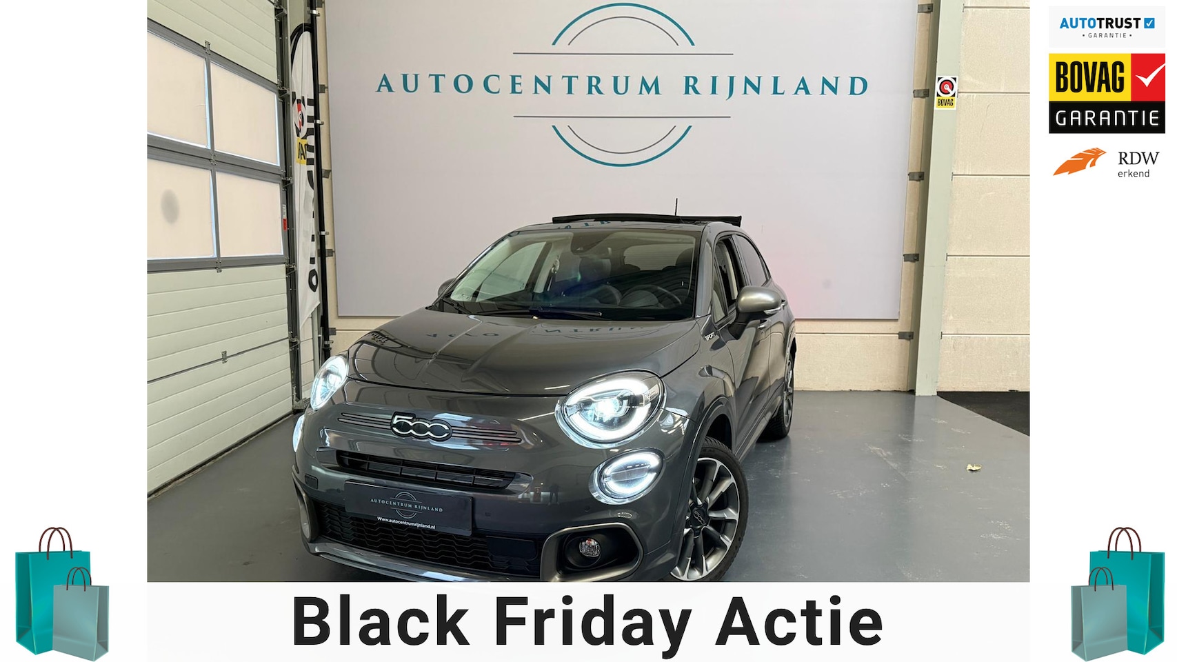 Fiat 500 X - Dolce Vita Cabrio 1.5 Hybrid Cabrio 1 JAAR BOVAG GARANTIE - AutoWereld.nl
