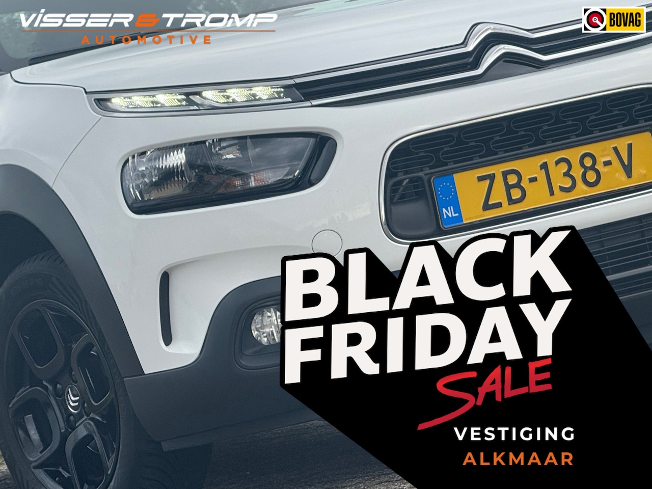 Citroën C4 Cactus - 1.2 PureTech 110pk Feel - Blanc Bancuise - Carplay/Camera/Cruise - AutoWereld.nl