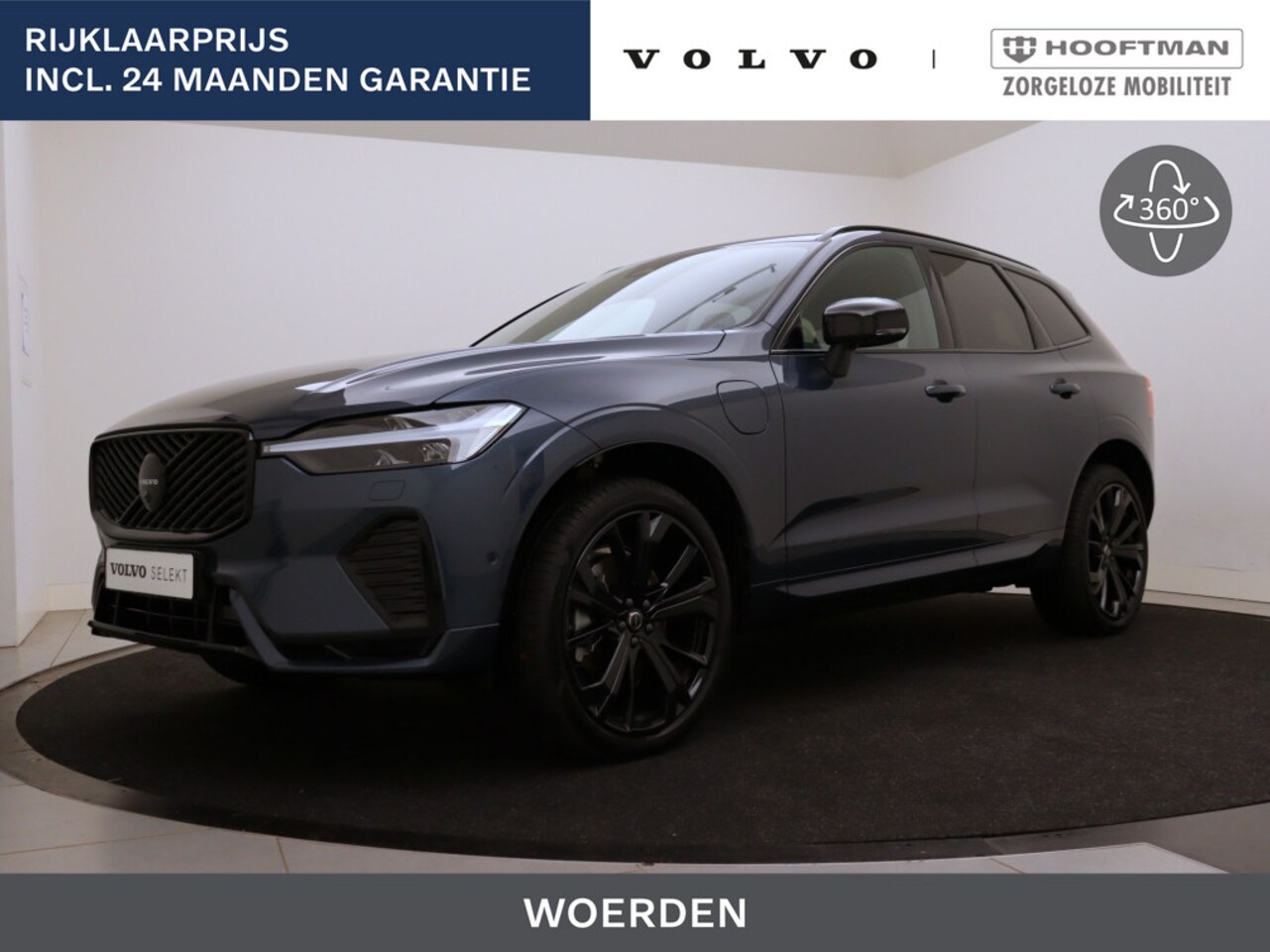 Volvo XC60 - T6 PLUG-IN HYBRID ULTRA BLACK EDITION *NIEUW MODEL* LUCHTVERING - AutoWereld.nl