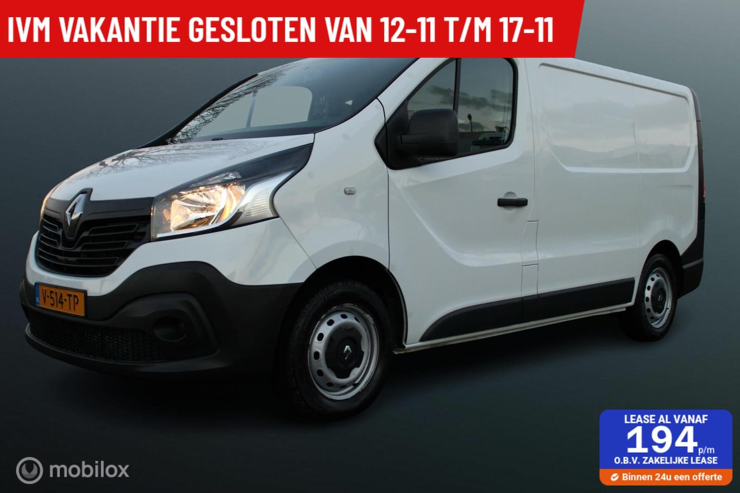 Renault Trafic - bestel 1.6 dCi T29 L1H1 Comfort Energy, Trekhaak, Airco, Cruise, Navi, Pdc,Kasten - AutoWereld.nl