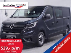 Renault Trafic - 2.0 DCi 170 pk Aut. L2 Dubbel Cabine BPM vrij va 459, -p/mnd 2x Schuifdeur, Navi, Cruise C