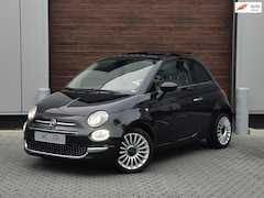 Fiat 500 - 1.2 Lounge Zwart leer - Navi Spotify - Schuif/kanteldak