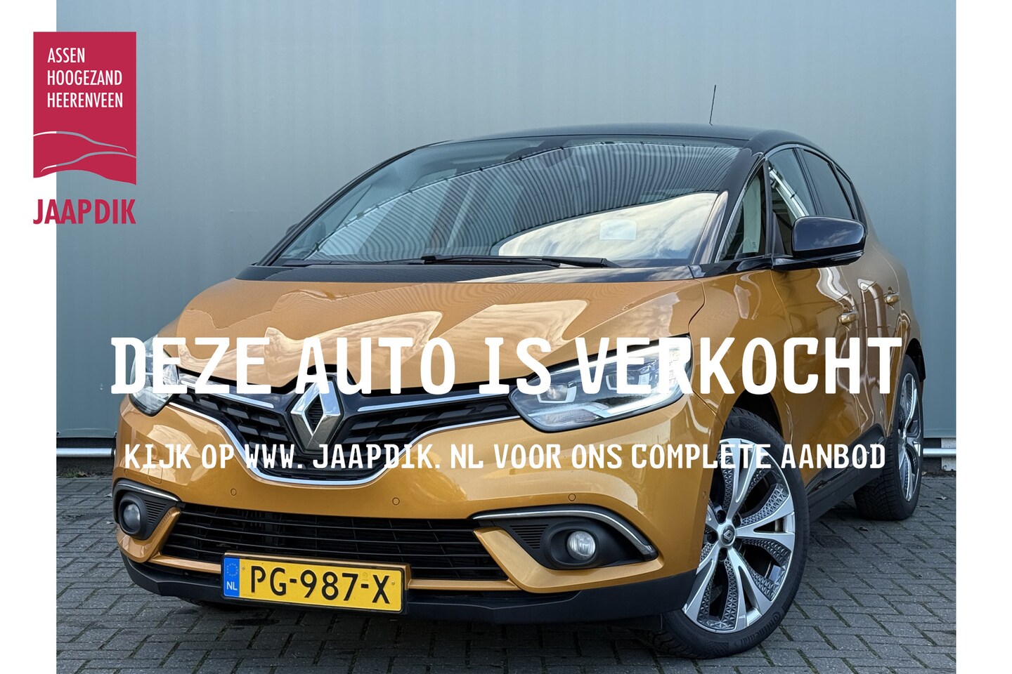 Renault Scénic - BWJ 2017 1.2TCe 132PK Intens CLIMA / TREKHAAK / NAVI / CENTR.VERGR. / HEAD UP DISPLAY / NI - AutoWereld.nl